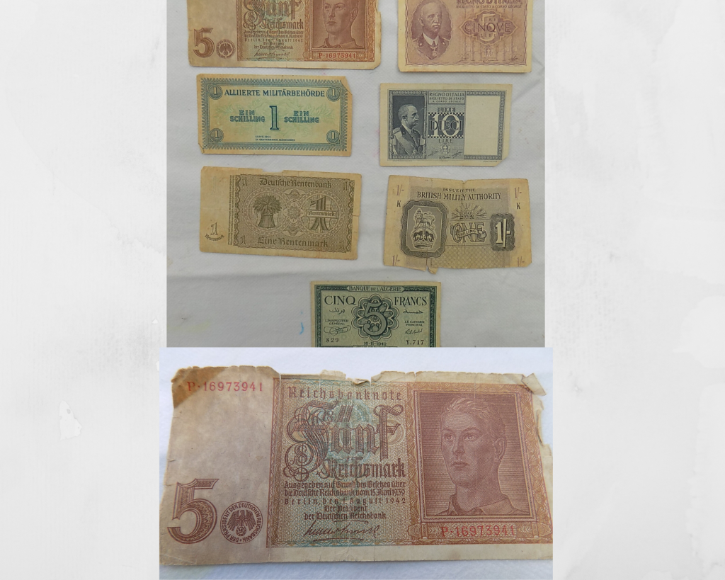 Grandads collected notes